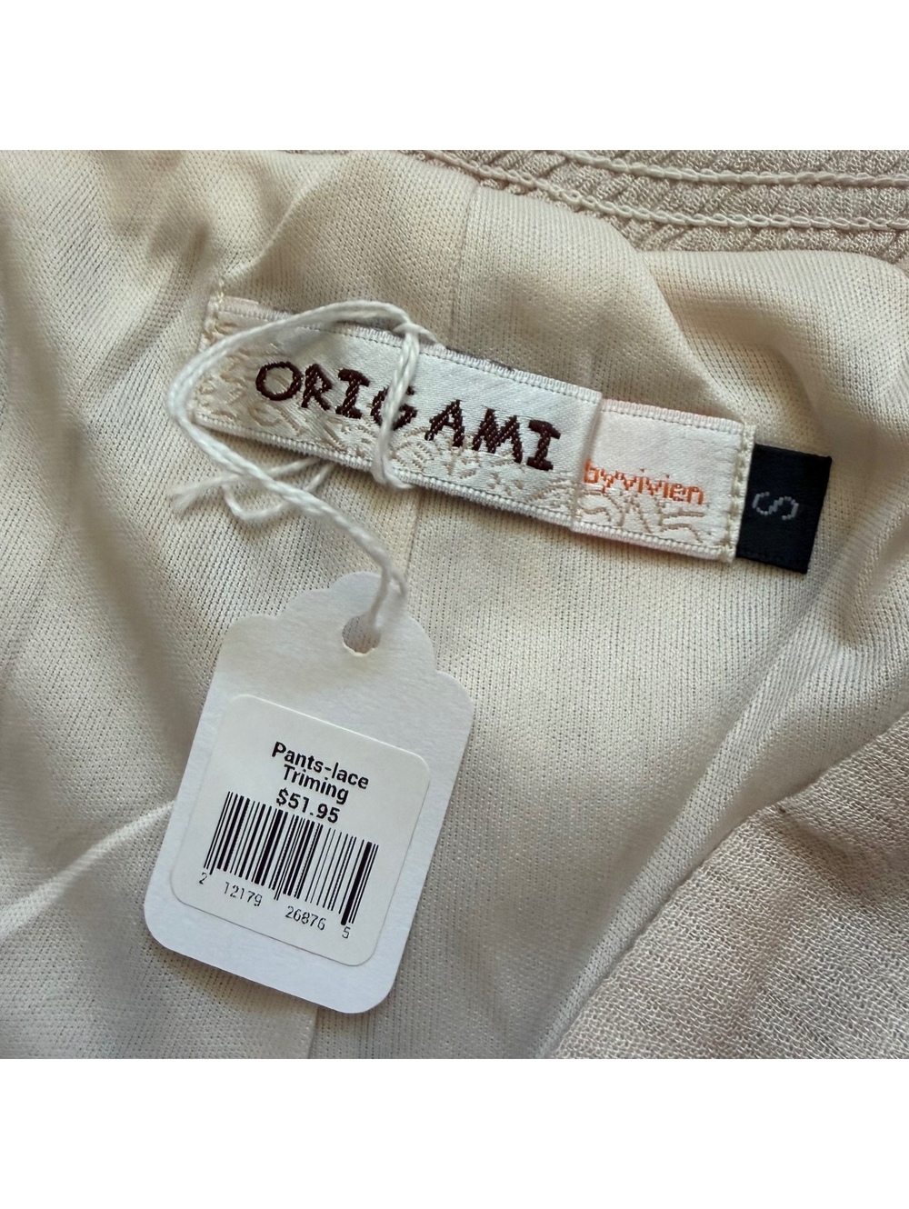 Origami by Vivien Cheetah Wide Leg Pants Lace Boho Bohemian Festival Small NWT - Picture 3 of 5